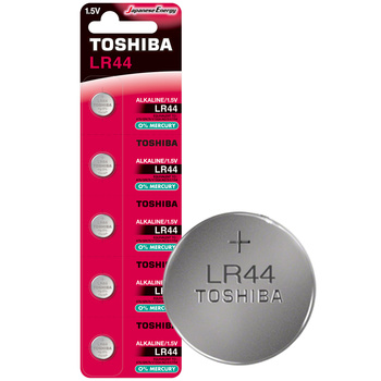 Bateria Alkaliczna Specjalistyczna TOSHIBA LR44 Blister 5szt