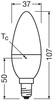 Żarówka LED B37 Świeczka E14 4.9W = 40W 470lm 2700-4000K CCT 200° Relax Active and Sleep CLASSIC Osram