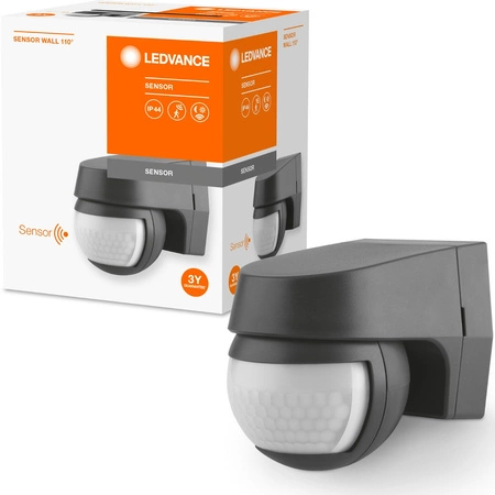 Czujnik Ruchu i Zmierzchu Natynkowy PIR 110ST CIEMNOSZARY IP44 LEDVANCE