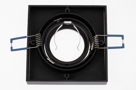 Oprawa Podtynkowa HALOGENOWA TUBA SPOT Ruchoma Midi GU10 Lumiled Kwadratowa Czarna 20mm