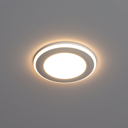 Oprawa Podtynkowa LED Downlight Lampa Punktowa 5W 420lm 3000K Ciepła Oczko Spot Biała Halo Kobi