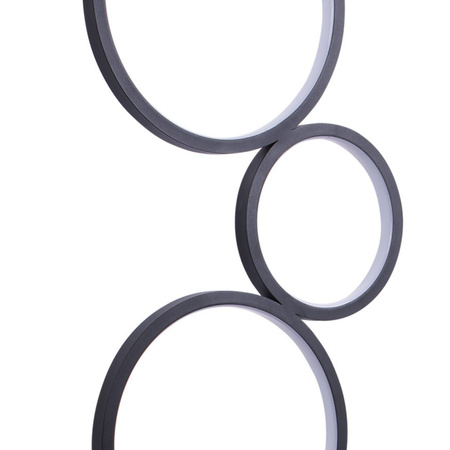 Lampa Podłogowa LED 30W 3600lm 4000K Neutralna Czarna Flamenco Sanico Goldlux