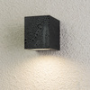 Kinkiet Ogrodowy Elewacyjny Lampa Zewnętrzna GU10 ALLIUM Czarna Kwadrat LUMILED