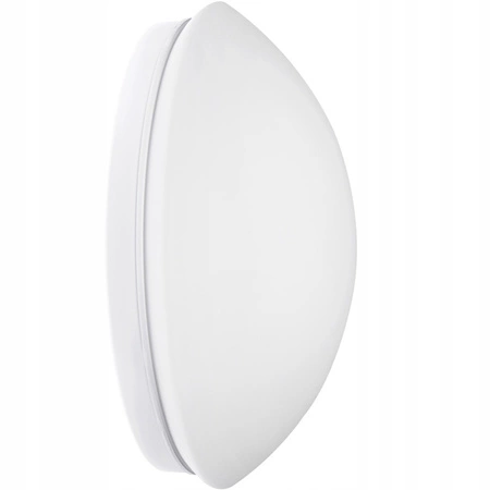 Plafon LED Lampa Sufitowa Natynkowa Pires E27 60W IP44 28cm Biała KANLUX