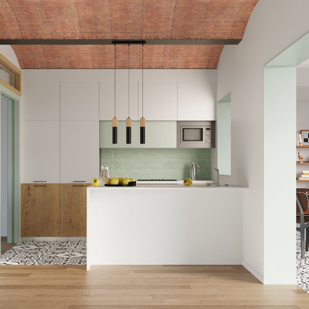 Lampa Sufitowa Wisząca Zwis 2x GU10 Tubularna Brązowa Czarna Nowoczesna Pablo Sollux