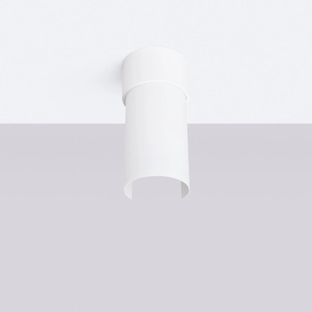 Lampa Sufitowa Oprawa Natynkowa 1x E27 Biała Flash Blue Sapphire SL.1673 Sollux