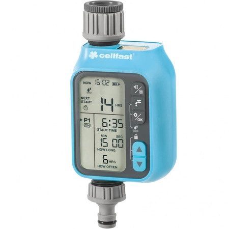 Elektroniczny Zegar Sterownik Programator Cyfrowy Nawadniania Ogrodowy Chronos IDEAL CELLFAST