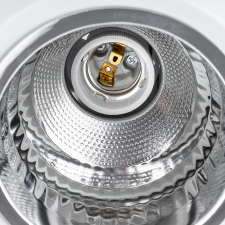 Oprawa Sufitowa Natynkowa Stała Okrągła APUS 13 Spot TUBA Biała E27