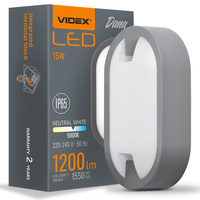 Lampa LED Oprawa Natynkowa Kanałowa 15W 1600lm 5000K Zimna Szara Videx
