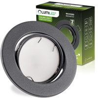 Oprawa Halogenowa Podtynkowa Ruchoma Okrągła AURELI Grafit Blacha MR16 GU10 LUMILED