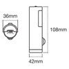 Lampka nocna LED Nightlux Torch Biała 0,35W 10lm 4000K IP54 Ledvance Czujnik ruchu