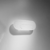 Lampa Ścienna Kinkiet 2x G9 Owalna Biała Nowoczesna Saccon Sollux