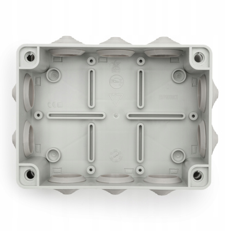 Puszka Instalacyjna Natynkowa Hermetyczna S-BOX 306 150x110x70 IP65 10 Dławików PAWBOL