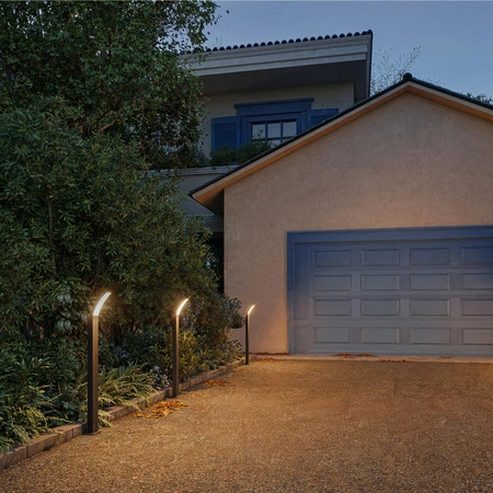 Lampa Ogrodowa Stojąca Zewnętrzna LED 4.3W 800lm 2700K Ciepła SŁUPEK 96cm IP44 Antracyt UltraEfficient Splay Philips