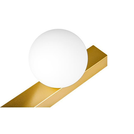 Kinkiet Ścienny Lampa Natynkowa do Czytania G9 Złoty Bali Masterled