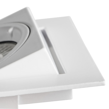 Oprawa sufitowa podtynkowa ALREN GU10/GU5.3 Kwadratowa Ruchoma Chrom Mat KANLUX