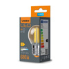 Żarówka LED E27 G45 Kulka 6W = 52W 680lm 2200K Ciepła 360° FILAMENT Bursztynowa Videx