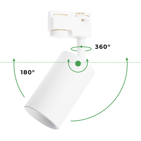 ZESTAW LUMILED SZYNA HUMA BIAŁY + REFLEKTOR SZYNOWY SAGI BIAŁY