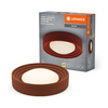 Lampa Plafon LED Sufitowa Ozdobna Betonowa Ściemnialna 18W 3000K Ciepła Brązowa LEDVANCE