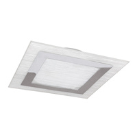 Plafon LED Lampa Sufitowa Oprawa Ścienna Natynkowa 2x E27 Chrom Nowoczesny Stripe Rabalux