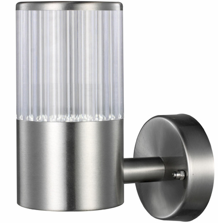 Kinkiet ogrodowy LED 3,6W 6500K collum GOLDLUX (Polux) prosty stal