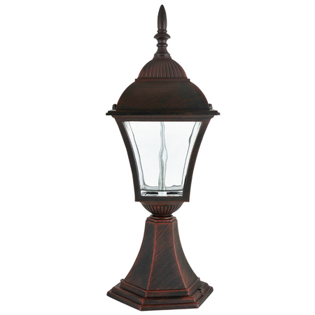 Lampa Ogrodowa LED Słupek Zewnętrzny Stojący 6W 350lm 3000K Ciepła 120° Bordowy IP43 Paris Sanico Goldlux