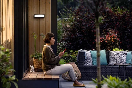 Lampa Ogrodowa LED Kinkiet Elewacyjny STRATOSPHERE 3,8W 4000K Neutralna IP44 Antracyt PHILIPS