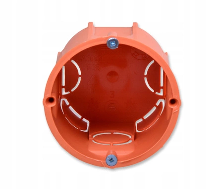 Puszka Instalacyjna Podtynkowa Głęboka z Wkrętami PK60 PAWBOL