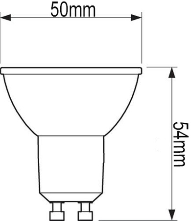 Żarówka LED GU10 2,7W = 25W 230LM 4000K Neutralna 36° PHILIPS