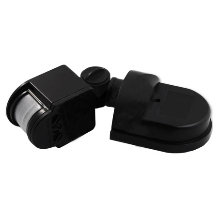 Czujnik Ruchu Zewnętrzny PIR IP44 Czarny