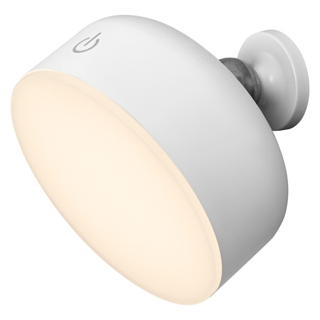 Lampka Biurkowa Stołowa Regulowana 1.8W 140lm 3000K Ciepła 114° Akumulatorowe Biała Ściemnialna Decor Helper Gadet Osram