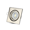 Oprawa Sufitowa Podtynkowa Oczko GU10 Kwadratowa Satynowy Nikiel VT-7227 V-TAC