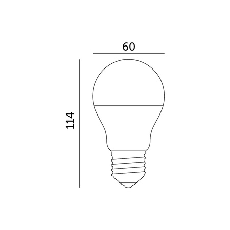 Żarówka LED E27 Kulka 10.5W 1055lm 4000K Neutralna 200° LED2B Kobi