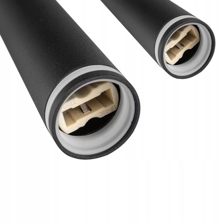 Lampa Sufitowa Oprawa Wisząca Zwis 3x G9 Okrągła Czarna Matowa Piero Masterled