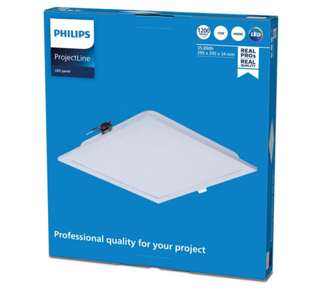Panel LED 30x30 15W 1200lm 4000K Biała Projetline Philips