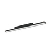Oprawa Liniowa Lampa Sufitowa LED 32W 115cm 3850lm 3000K Ciepła 95° Podtynkowa Czarna KANLUX