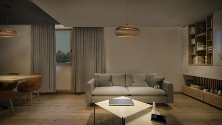 Lampa Sufitowa Wisząca Dekoracyjna E27 Zwis Brązowy Karton Decor Ledvance