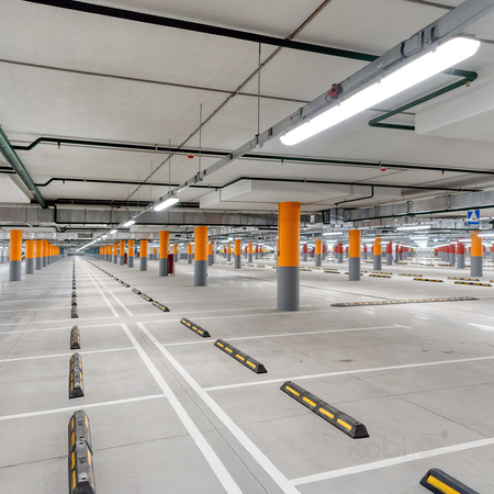 Oprawa Lampa Hermetyczna LED Świetlówkowa G13 IP65 Szara Hermic Kobi