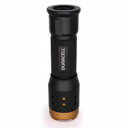 Latarka Aluminiowa LED Ręczna Mocna Taktyczna Bateryjna 4xAA 700lm 3 Tryby DURACELL