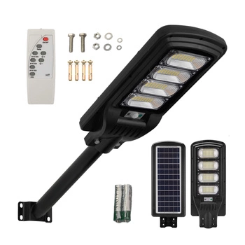 Lampa Solarna LED Mocna 1500W 6500K Latarnia Ogrodowa Uliczna IP66 + Pilot