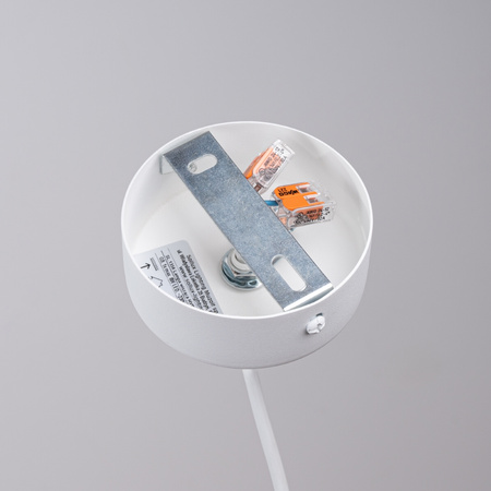 Lampa Sufitowa Wisząca Zwis G9 Kulista Biała Nowoczesna Hyperion Sollux