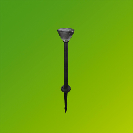 Lampka Solarna Ogrodowa Wbijana 3.8W 400lm 2700K Ciepła IP44 Czarny z Czujnikiem Ruchu Kyna Philips