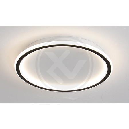 Lampa sufitowa PLAFON LED żyrandol 66W 3000K-6500K czarny + pilot