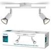 Lampa Sufitowa Reflektor 2x GU10 Biała Limbali Philips