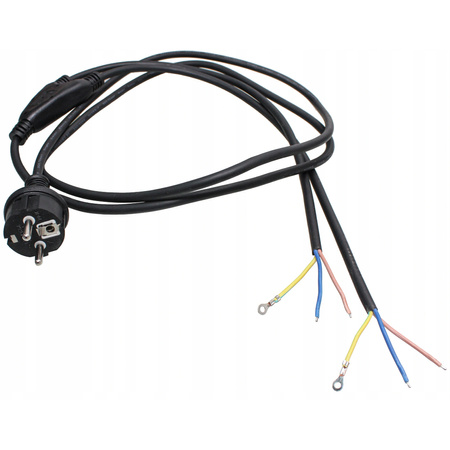 Przewód Zasilający 2m 3x0,75 do Naświetlacza Lampy Roboczej LUMILED