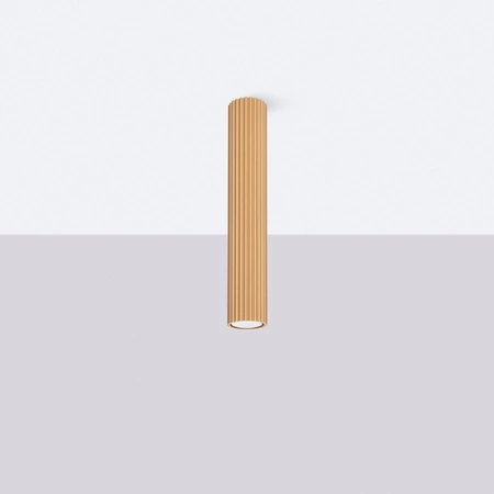 Lampa Sufitowa Reflektor Tuba Spot 1x GU10 Złota Karbon Deep Space SL.1552 Sollux