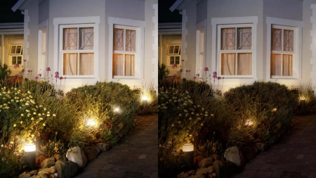 Lampa Ogrodowa Zewnętrzna LED SŁUPEK 40cm 8W 590lm IP65 White and Color Ambiance RGB + TW Czarna Inteligentna SMART Zigbee Bluetooth Calla Large Philips HUE