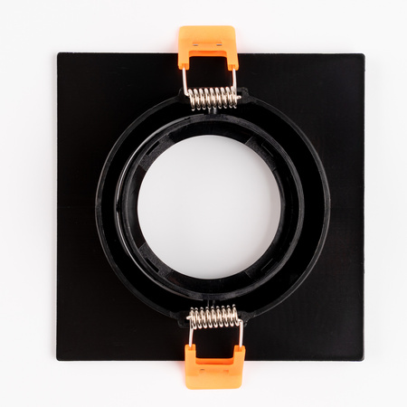 Oprawa Halogenowa Podtynkowa Ruchoma Kwadratowa Czarna GU10 MR16 VENTUS Lumiled