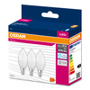 3x Żarówka LED B37 Świeczka E14 4.9W = 40W 470lm 6500K Zimna 200° VALUE CLASSIC Osram