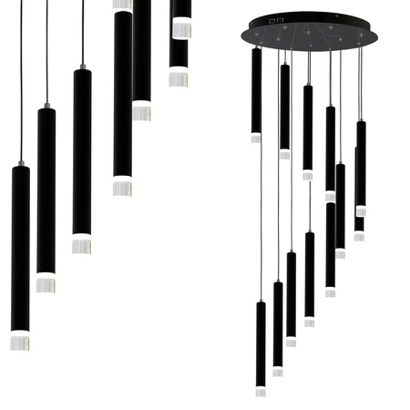 Lampa Wisząca Sufitowa CARBON 12W LED Milagro